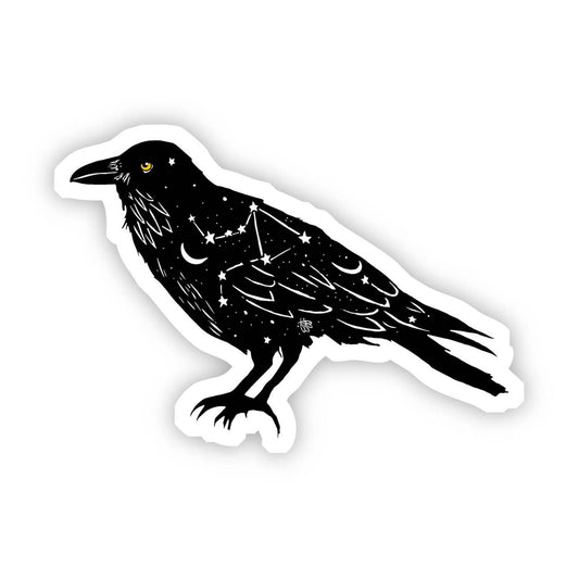 Constellation Crow Vinyl Sticker