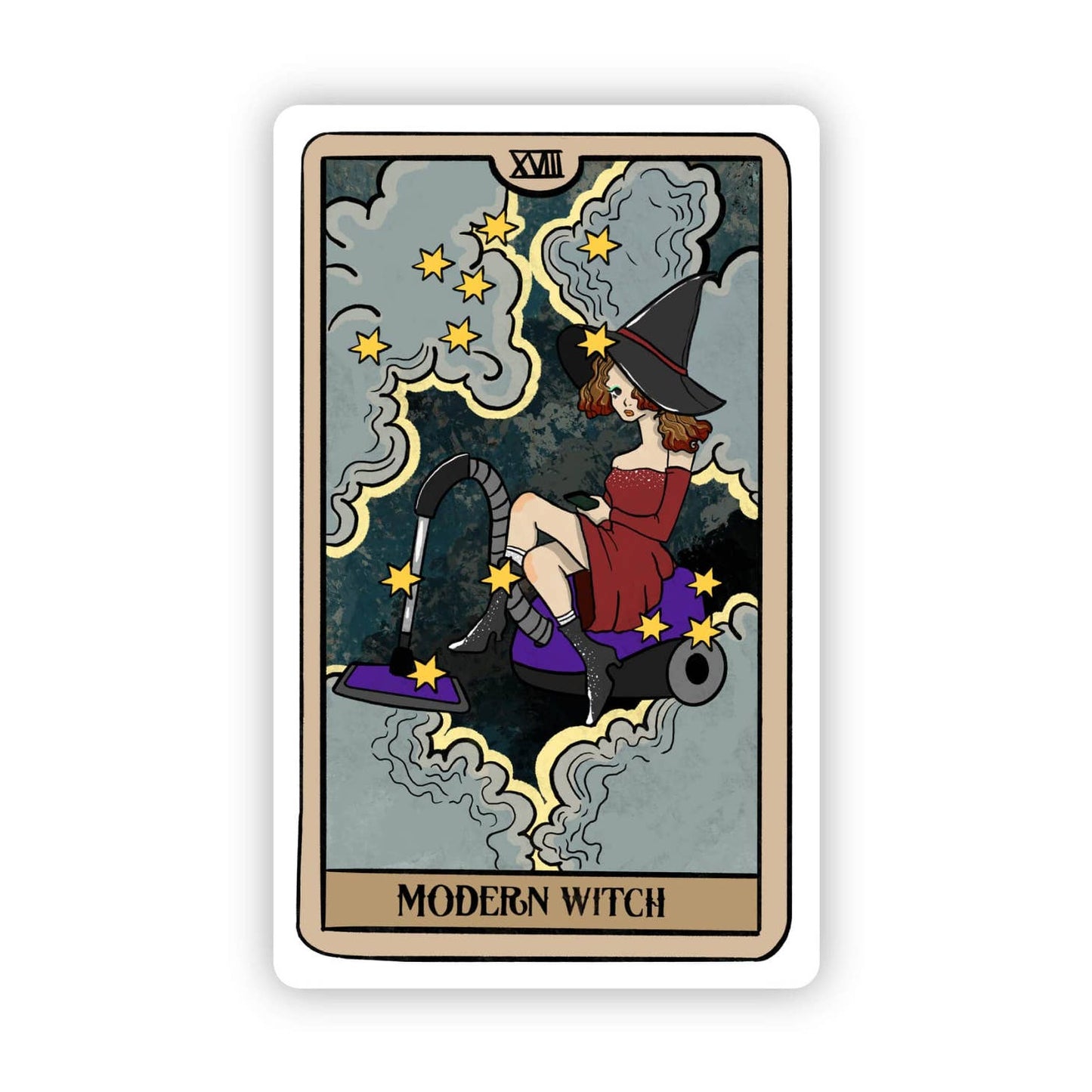 Modern Witch Tarot Vinyl Sticker