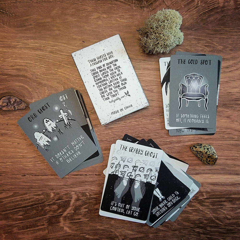 Ghosts Mini Divi (Miniature Divination) Card Deck