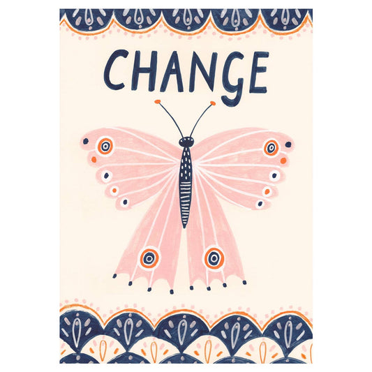 Change Butterfly Art Print