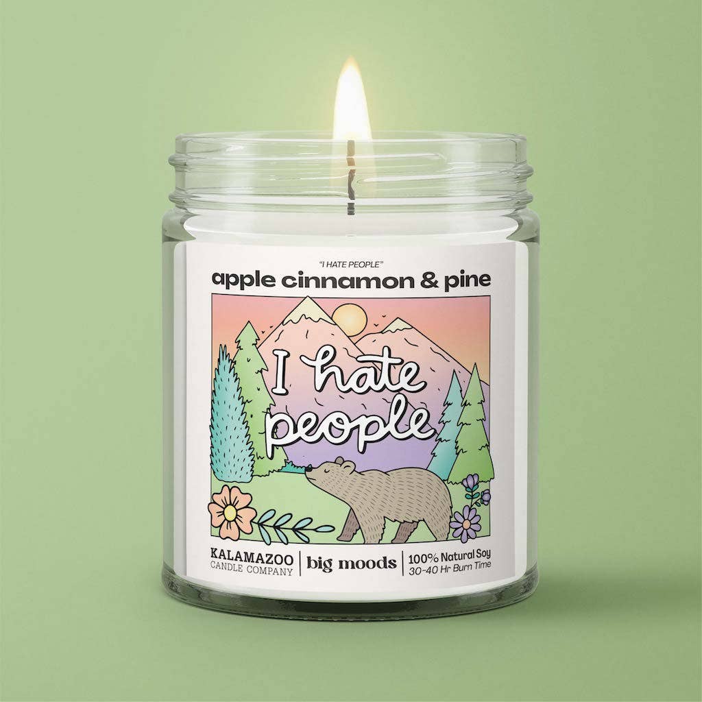 I Hate People Candle