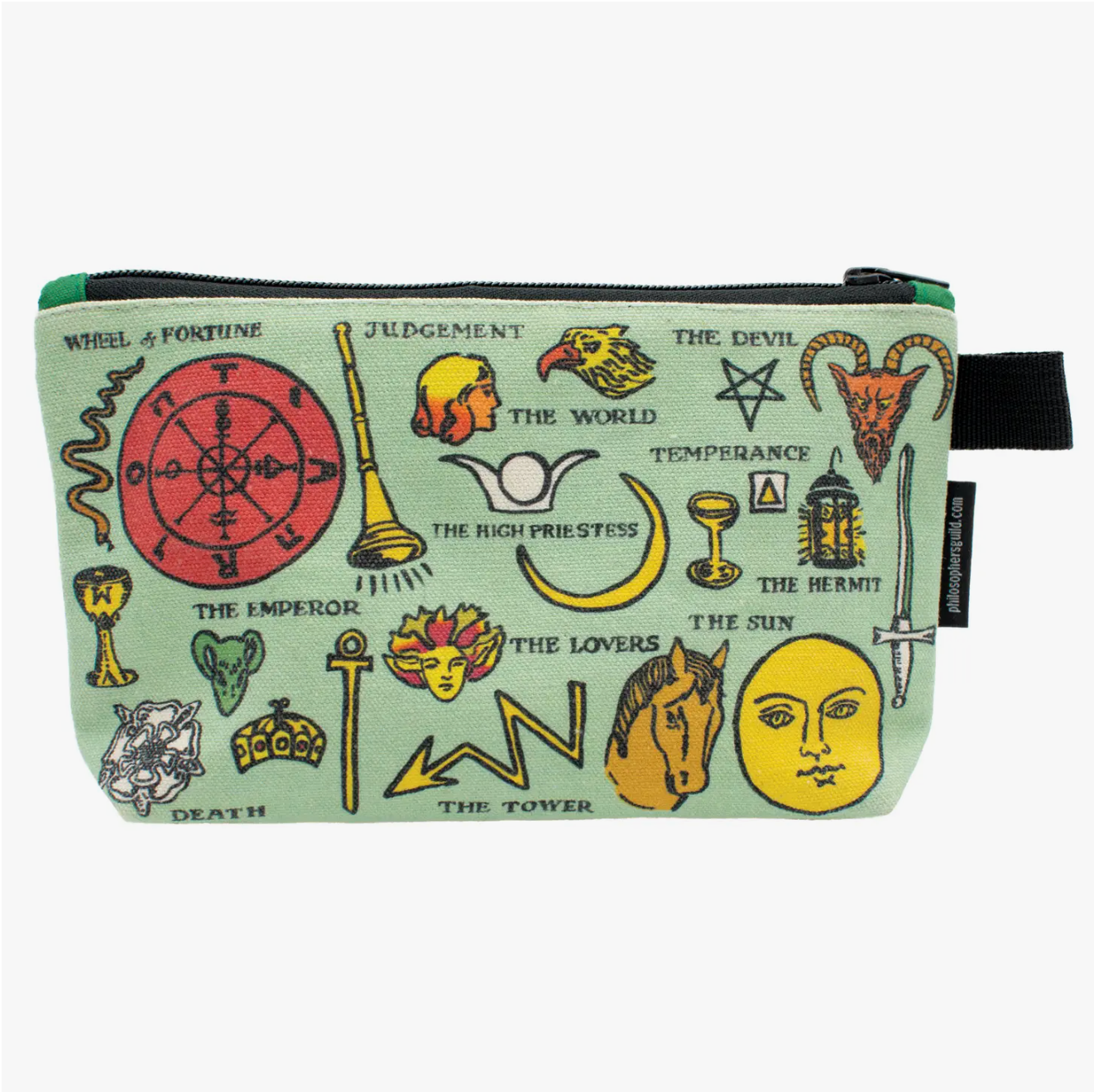 Classic Tarot Canvas Zipper Bag